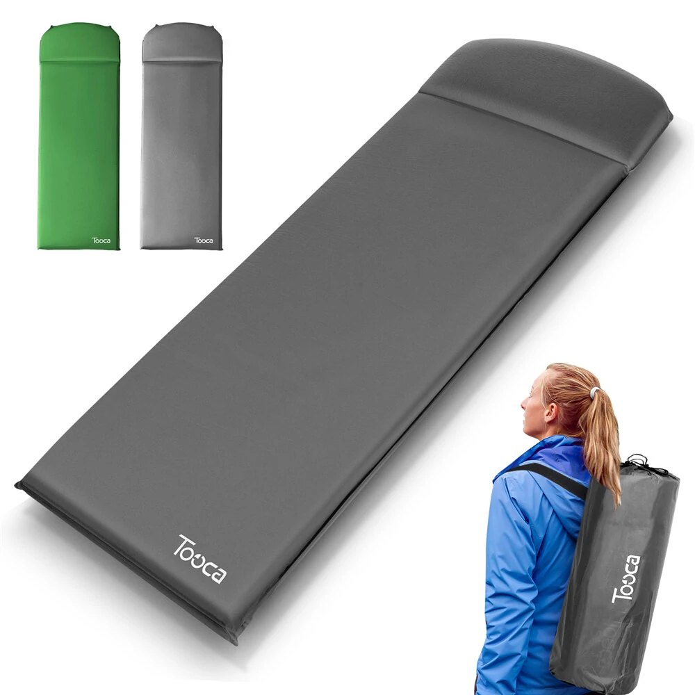TOOCAPRO Automatic Inflatable Sleeping Pad for Camping Waterproof Leak-proof Automatic Inflation Pad (image for) TOOCAPRO Automatic Inflatable Sleeping Pad for Camping Waterproof Leak-proof Automatic Inflation Pad